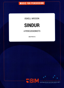 Masson , Askell - Sindur for 4 Percussionists (スコア・パート譜セット)