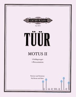 Tuur , Erkki Sven - Motus II (スコア・パート譜セット)