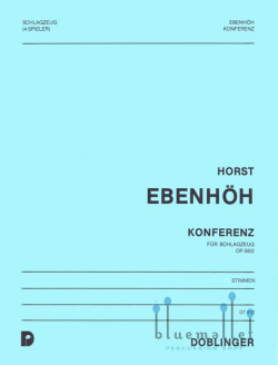 Ebenhoh , Horst - Konferenz fur Schlagzeug op.58/2 (パート譜のみ) (特価品)