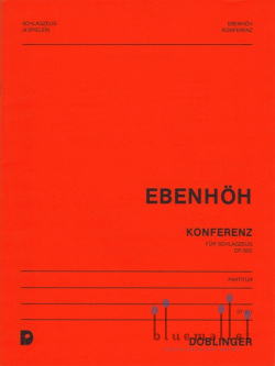Ebenhoh , Horst - Konferenz fur Schlagzeug op.58/2 (スコアのみ) (特価品)