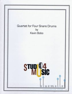 Bobo , Kevin - Quartet for Four Snare Drums (スコア・パート譜セット)