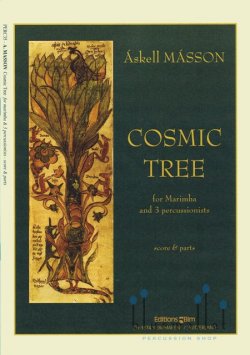 Masson , Askell - Cosmic Tree for Marimba and 3 Percussionists (スコア・パート譜セット) (特価品)