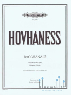 Hovhaness , Alan - Bacchanale (スコア・パート譜セット)