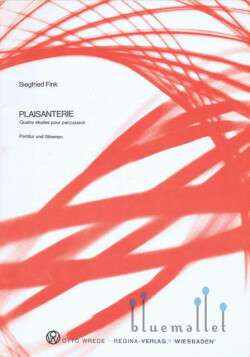 Fink , Siegfried - Plaisanterie (スコア・パート譜セット)