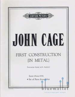 Cage , John - First Construction (in Metal) Percussion Sextet with Assistant (パート譜のみ)