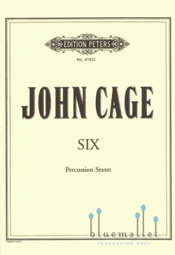 Cage , John - Six for Percussion (パート譜のみ)