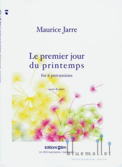 Jarre , Maurice - Le Premier Jour du Printemps for 6 percussions (スコア・パート譜セット)