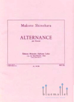 Shinohara , Makoto - Alternance pour Percussion (スコアのみ)