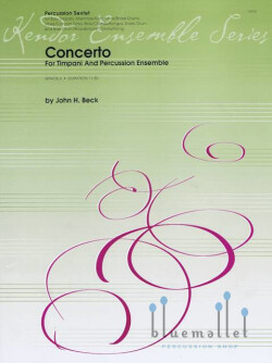 Beck , John H. - Concerto for Timpani & Percussion Ensemble (スコア・パート譜セット)