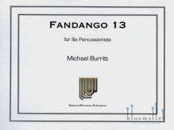 Burritt , Michael - Fandango 13 for Six Percussionists (スコア・パート譜セット)