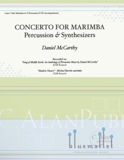 McCarthy , Daniel - Concerto for Marimba Percussion & Synthesizers (スコア・パート譜セット)