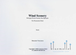 Nonomura , Shunsuke - Wind Scenery for Percussion Octet (スコア・パート譜セット)