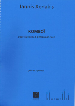Xenakis , Iannis - Komboi pour Clavecin et Percussion Solo (スコア2冊セット)