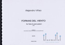 Vinao , Alejandro - Formas del Viento for Flute & Percussion Version 1 (スコアのみ)