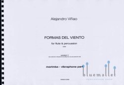 Vinao , Alejandro - Formas del Viento for Flute & Percussion Version 1 (パート譜のみ)