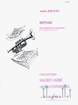 Jolivet , Andre - Heptade pour Trompette et Percussion (スコア・パート譜セット)