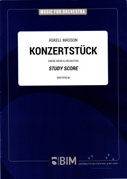 Masson , Askell - Konzertstuck for Snare Drum & Orchestra (オーケストラ伴奏版 / スコアのみ)