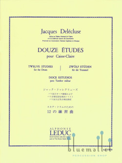 Delecluse , Jacques - Douze Etudes pour Caisse-Claire