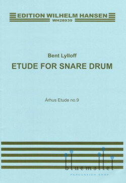 Lylloff , Bent - Etude for Snare Drum (Arhus Etude no.9)
