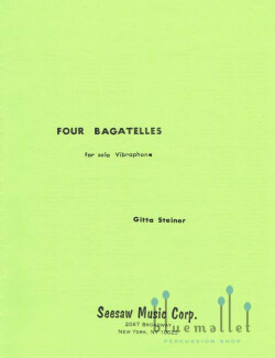 Steiner , Gitta - Four Bagatelles for Solo Vibraphon