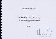 Vinao , Alejandro - Formas del Viento for Flute & Percussion Version 2 (スコアのみ)