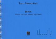 Takemitsu , Toru - Bryce pour Flute, Deux Harpes, Marimba et Percussion (スコアのみ)