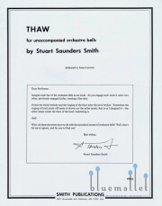 Smith , Stuart Saunders - Thaw for Unaccompanied Orchestra Bells