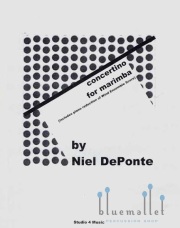 De Ponte , Niel - Concertino for Marimba (ピアノ伴奏版 / スコア・パート譜セット)