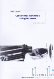 Klatzow , Peter - Concerto for Marimba and String Orchestra (ピアノ伴奏版 / スコア・パート譜セット)