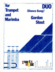 Stout , Gordon - Duo (Dance Song) for Trumpet and Marimba (スコア・パート譜セット)