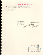 Cangelosi , Casey - A Cool Gadget for Tambourine for Solo Tambourine and Playback