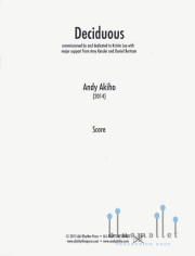 Akiho , Andy - Deciduous (スコア・パート譜セット)