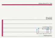 Dohl , Friedhelm - Conductus fur 4 Schlagzeuger (スコアのみ) (特価品)