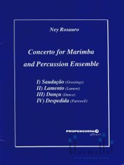 Rosauro , Ney - Concerto for Marimba and Percussion Ensemble (打楽器アンサンブル伴奏版 / スコア・パート譜セット)