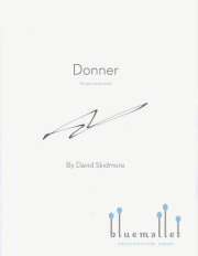 Skidmore , David - Donner for Percussion Octet (スコア・パート譜セット)