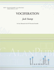Stamp , Jack - Vociferation (スコア・パート譜セット)