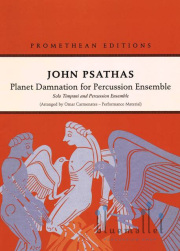 Psathas , John - Planet Damnation for Percussion Ensemble (パート譜のみ)