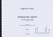 Vinao , Alejandro - Formas del Viento for Flute & Percussion Version 1 (スコアのみ)