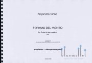 Vinao , Alejandro - Formas del Viento for Flute & Percussion Version 1 (パート譜のみ)