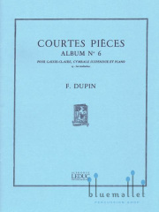Dupin , Francois - Courtes Pieces Album No.6 (スコア・パート譜セット)