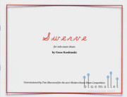 Koshinski , Gene - Swerve for Solo Snare Drum