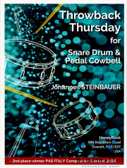 Steinbauer Johannes - Throwback Thursday for Snare Drum and Pedal Cowbell