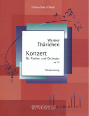 Tharichen , Werner - Konzert fur Pauken (ピアノ伴奏版 / スコア・パート譜セット)