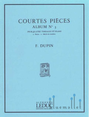 Dupin , Francois - Courtes Pieces Album No.3 (スコア・パート譜セット)