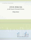 Parker , Philip - Five Pieces for B♭Clarinet & Percussion Orchestra (スコア・パート譜セット)