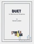 Levitan , Daniel - Duet for Marimba and Vibraphone (スコア2冊セット)