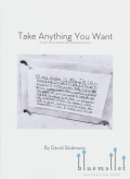 Skidmore , David - Take Anything You Want for percussion quartet with optional electronics (スコア・パート譜セット)