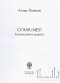 Dorman , Avner - Consumed for Percussion Quartet (スコア・パート譜セット)