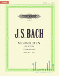 Bach , Johann Sebastian - Sechs Suiten fur Violoncello solo (pub. by Peters / ed. by Paul Rubardt)