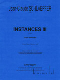 Schlaepfer , Jean Claude - Instances III pour Marimba